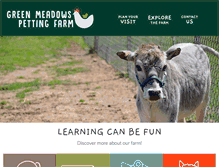 Tablet Screenshot of greenmeadowsfarmwi.com